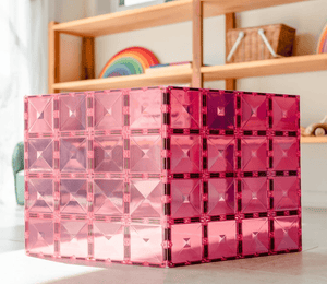 Base Plate pack - 2 pc - Pink & Berry - Connetix Tiles