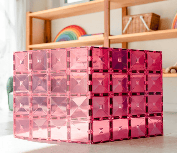 Base Plate pack - 2 pc - Pink & Berry - Connetix Tiles