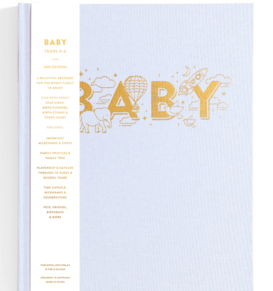 Baby Journal - Powder - Fox & Fallow