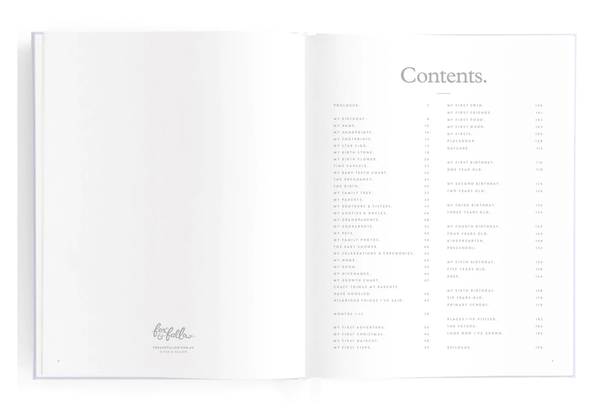 Baby Journal - Rose - Fox & Fallow