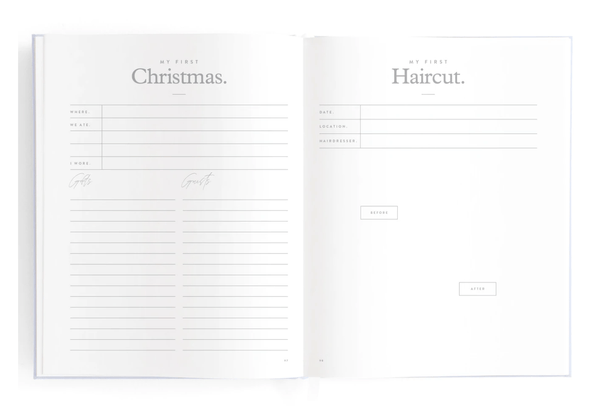 Baby Journal - Powder - Fox & Fallow