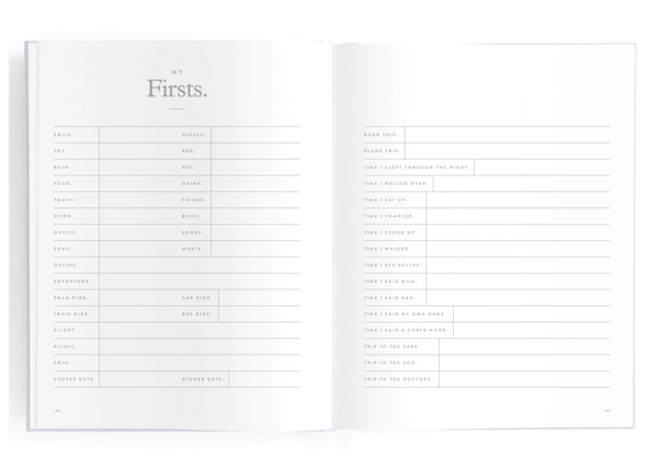 Baby Journal - Powder - Fox & Fallow