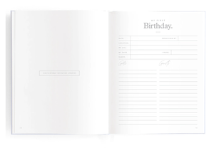 Baby Journal - Powder - Fox & Fallow