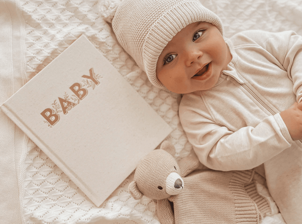 Mini Baby Journal - Oatmeal - Fox & Fallow