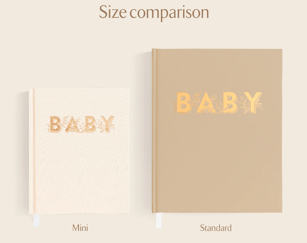 Mini Baby Journal - Oatmeal - Fox & Fallow