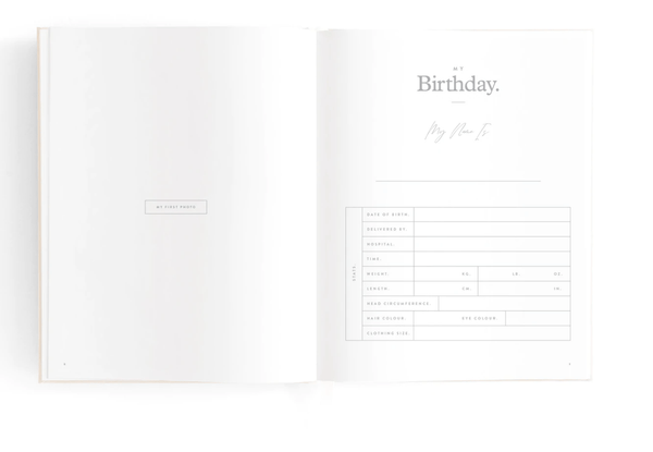 Mini Baby Journal - Oatmeal - Fox & Fallow