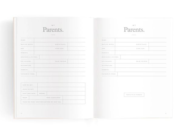 Mini Baby Journal - Oatmeal - Fox & Fallow