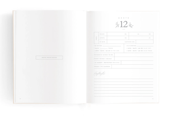 Mini Baby Journal - Oatmeal - Fox & Fallow