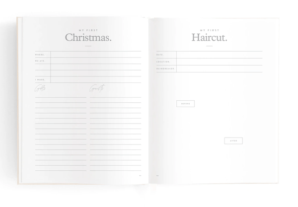 Mini Baby Journal - Oatmeal - Fox & Fallow