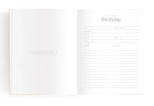 Mini Baby Journal - Oatmeal - Fox & Fallow