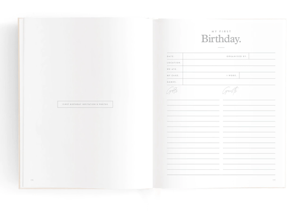 Mini Baby Journal - Oatmeal - Fox & Fallow