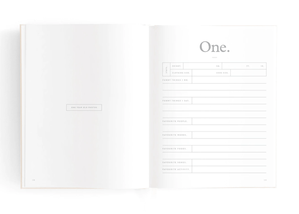 Mini Baby Journal - Oatmeal - Fox & Fallow