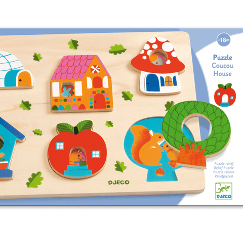 Woodland Friends Toddler Puzzle ( Coucou-house ) - Djeco
