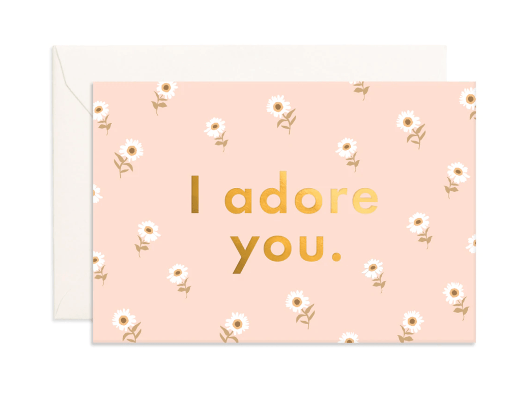 Adore You Mini Greeting Card - Fox & Fallow
