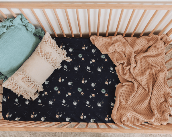Milky Way Fitted Cot Sheet - Snuggle Hunny Kids