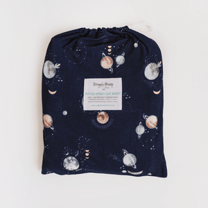 Milky Way Fitted Cot Sheet - Snuggle Hunny Kids