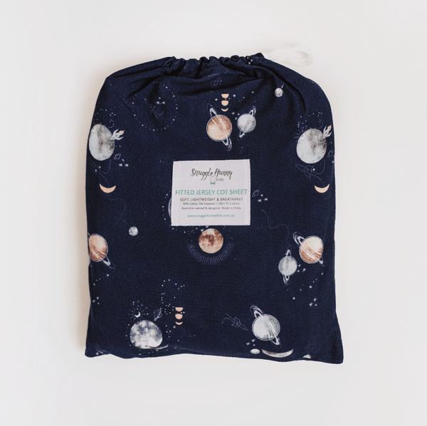 Milky Way Fitted Cot Sheet - Snuggle Hunny Kids