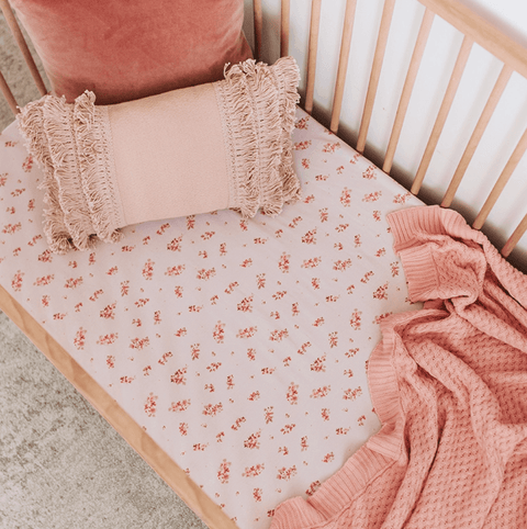 Esther Fitted Cot Sheet - Snuggle Hunny Kids