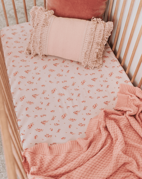 Esther Fitted Cot Sheet Snuggle Hunny Kids Peppa Penny