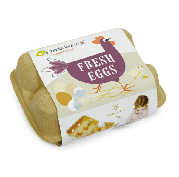 Wooden Eggs - Tender Leaf Toys