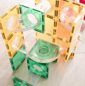 Rainbow Ball Run Expansion Pack 66 pc - Connetix Tiles