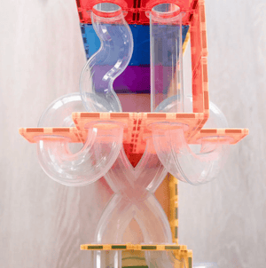 Rainbow Ball Run Expansion Pack 66 pc - Connetix Tiles