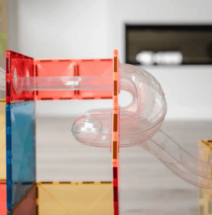 Rainbow Ball Run Expansion Pack 66 pc - Connetix Tiles