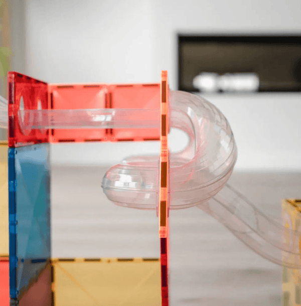 Rainbow Ball Run Expansion Pack 66 pc - Connetix Tiles