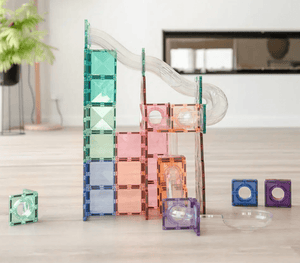 Pastel Ball Run Expansion Pack 80 pc - Connetix Tiles