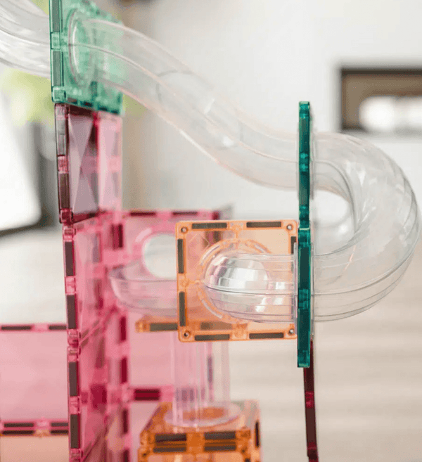 Pastel Ball Run Expansion Pack 80 pc - Connetix Tiles