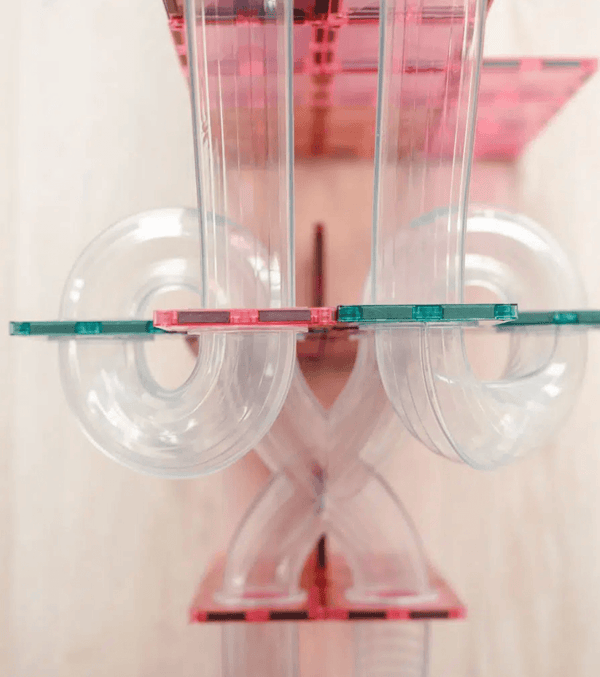 Pastel Ball Run Expansion Pack 80 pc - Connetix Tiles