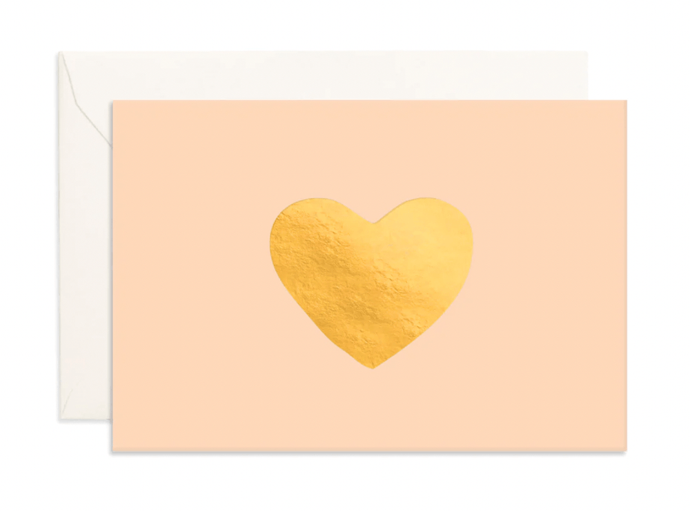 Heart Mini Greeting Card - Fox & Fallow