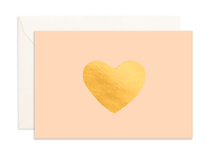 Heart Mini Greeting Card - Fox & Fallow
