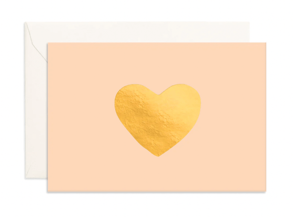 Heart Mini Greeting Card - Fox & Fallow
