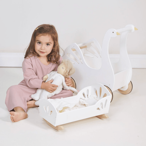 Sweet Swan Pram - Tender Leaf Toys