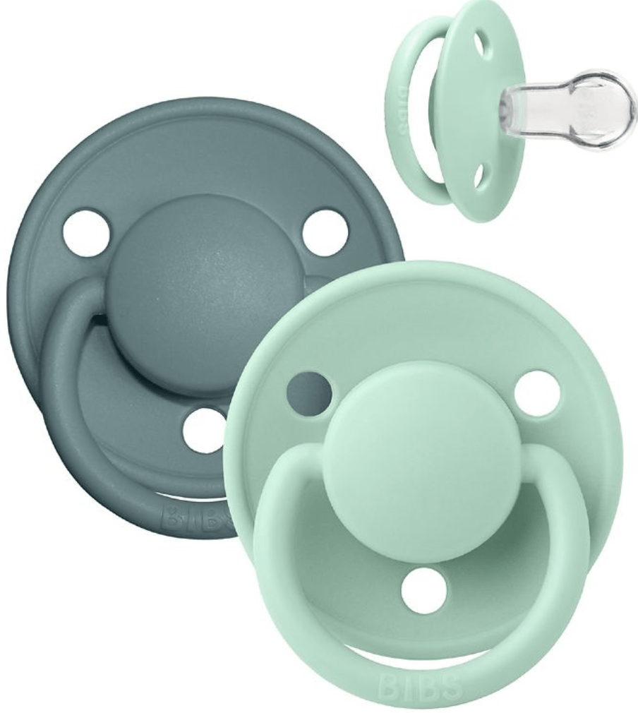 De Lux - Silicone - One Size -Nordic Mint / Island Sea - BIBS Denmark