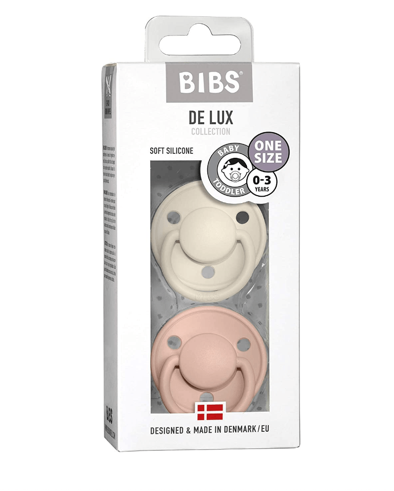 De Lux - Silicone - One Size - Ivory/Blush - BIBS Denmark
