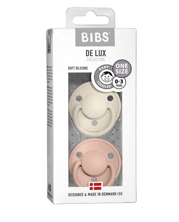 De Lux - Silicone - One Size - Ivory/Blush - BIBS Denmark
