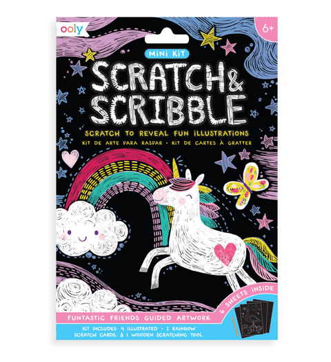 Scratch & Scribble Mini – Funtastic Friends - Ooly