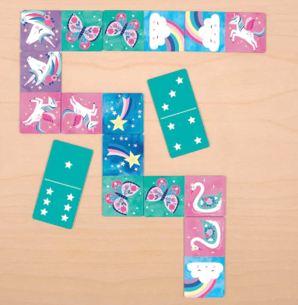 Dominoes Game - Unicorns - Mudpuppy