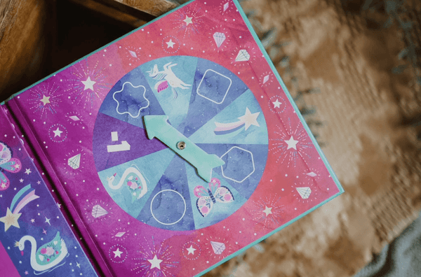 Magnetic Board Game – 4-in-a-row - Unicorn - Mudpuppy