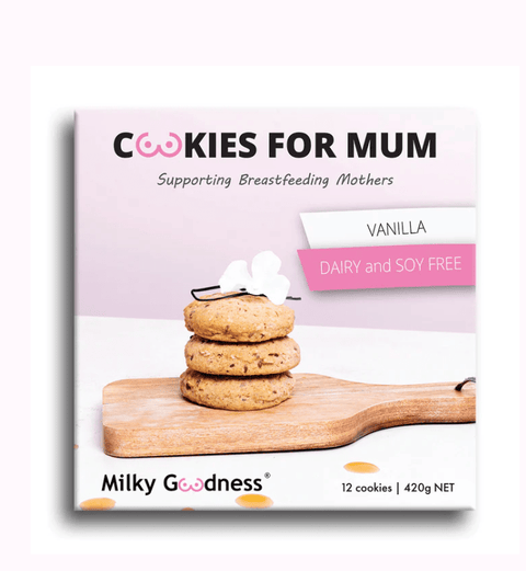 *Dairy & Soy Free Vanilla Lactation Cookies - Milky Goodness
