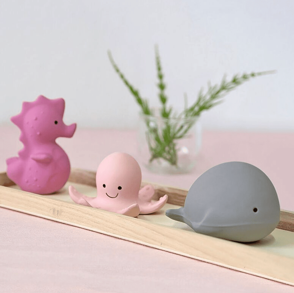 Teether | Rattle | Bath Toy - Seahorse - Tikiri