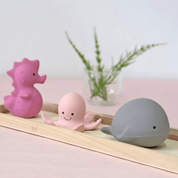 Teether | Rattle | Bath Toy - Seahorse - Tikiri