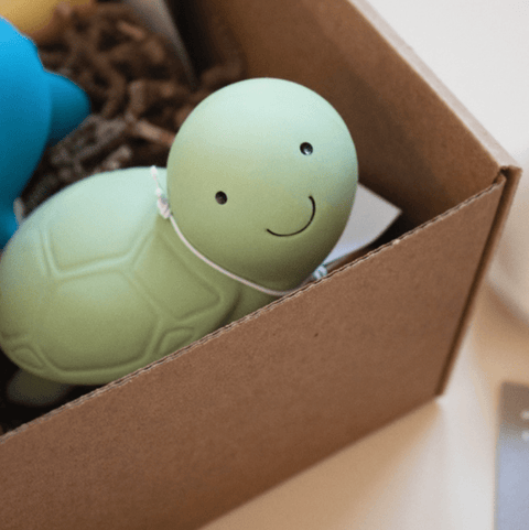 Teether | Rattle | Bath Toy - Turtle - Tikiri