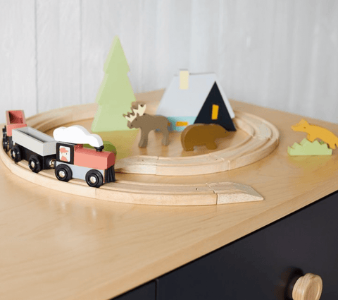 Treetops Train Set - Tender Leaf Toys DISCOUNTED