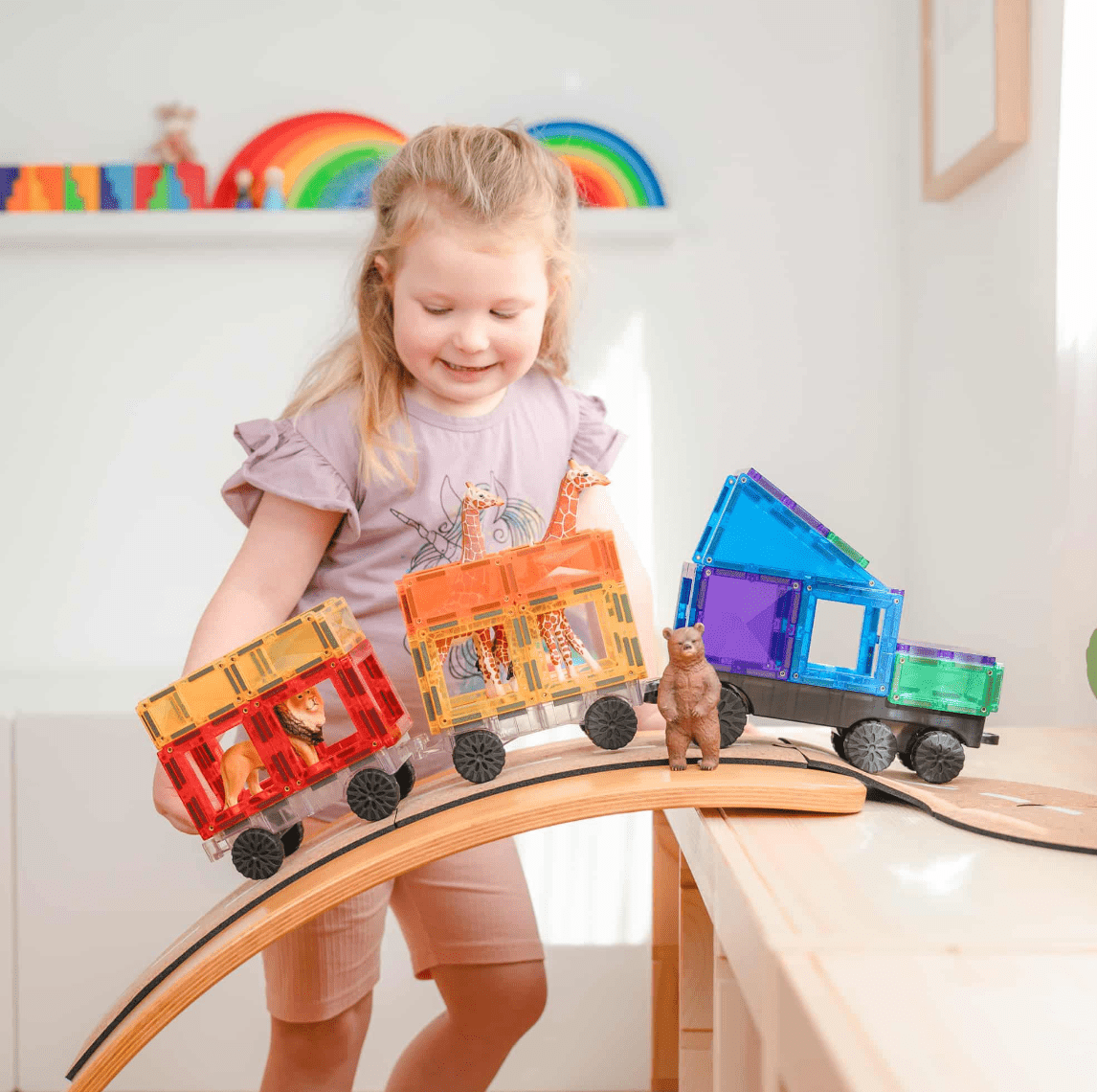 Rainbow Transport Pack 50 pc - Connetix