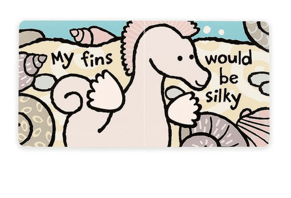 If I Were A Seahorse Board Book - Jellycat