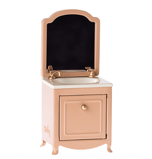 Miniature Sink Dresser & Mirror - Powder - Maileg