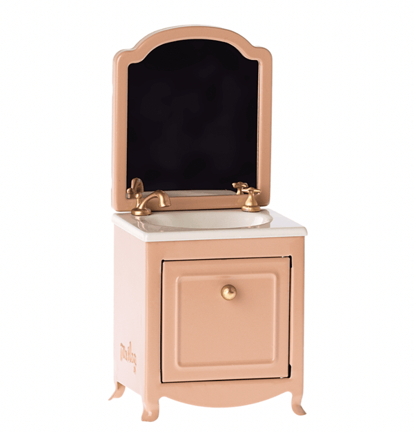 Miniature Sink Dresser & Mirror - Powder - Maileg